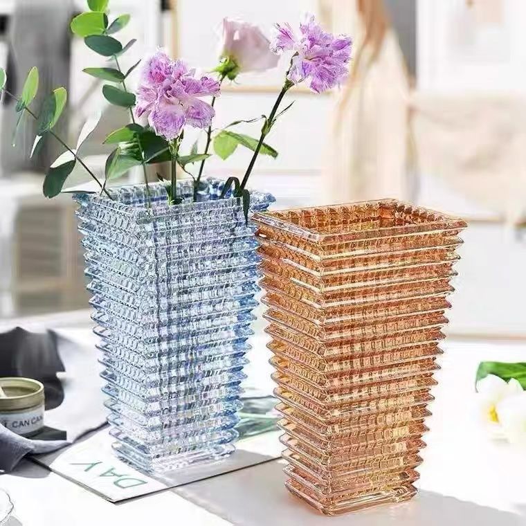 Pressed Glass Vase