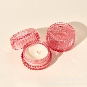 Handmade glass candle jars by Zibo Bull Glassware Co., Ltd.