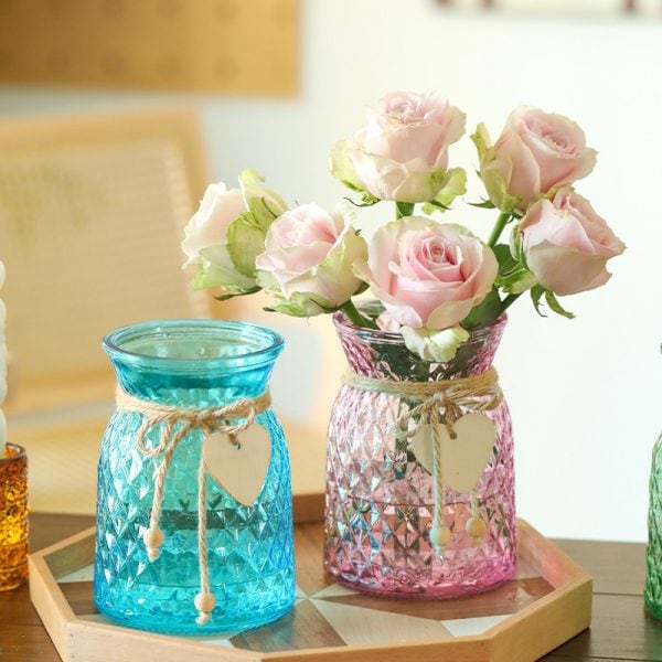 Heart Glass Vases
